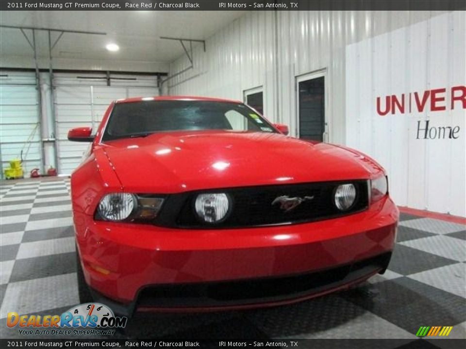 2011 Ford Mustang GT Premium Coupe Race Red / Charcoal Black Photo #2