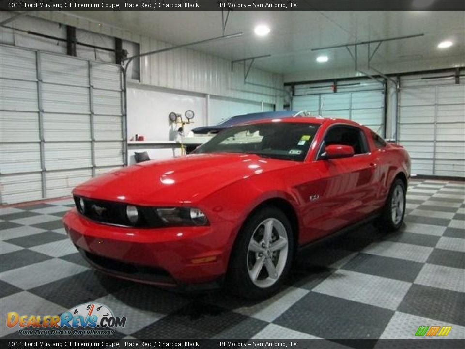 2011 Ford Mustang GT Premium Coupe Race Red / Charcoal Black Photo #3