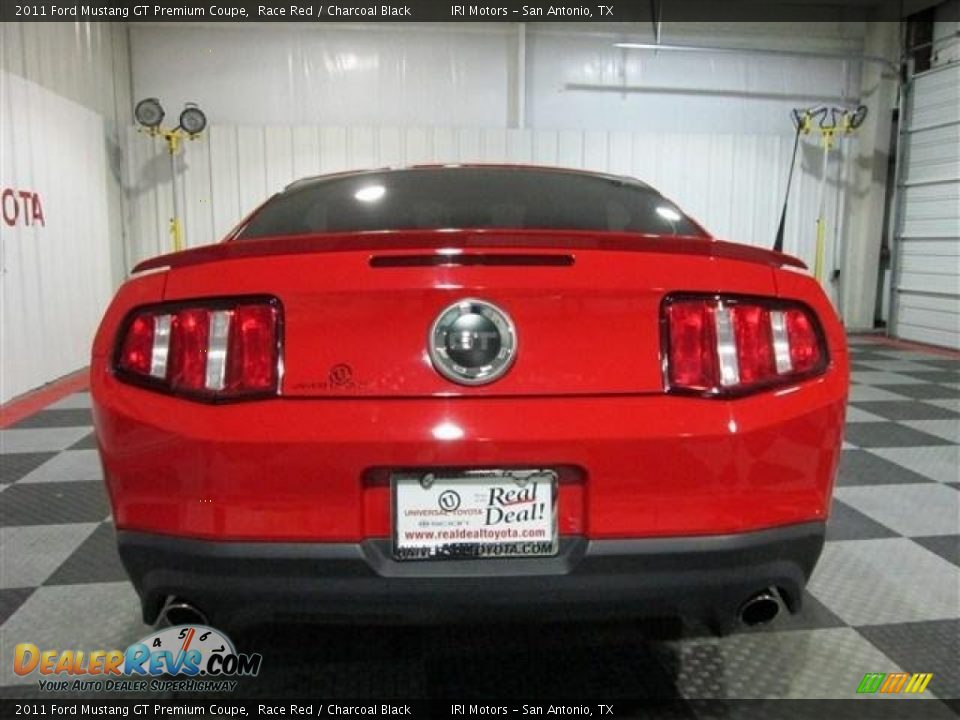 2011 Ford Mustang GT Premium Coupe Race Red / Charcoal Black Photo #6