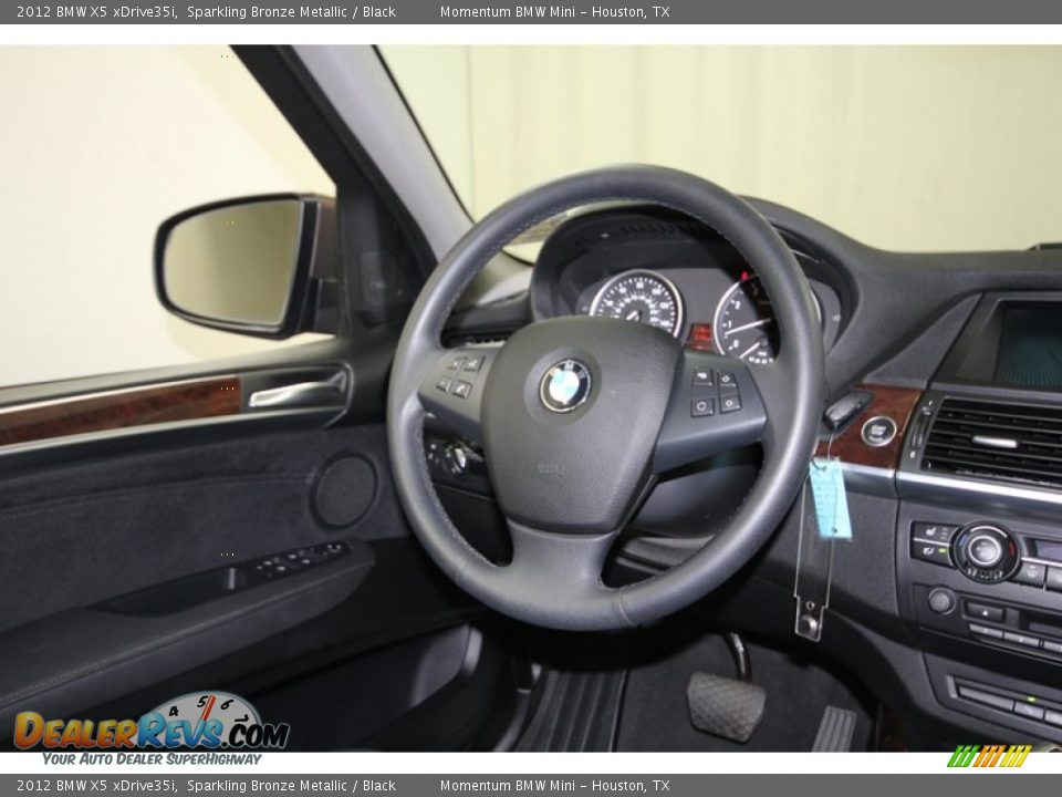 2012 BMW X5 xDrive35i Sparkling Bronze Metallic / Black Photo #32