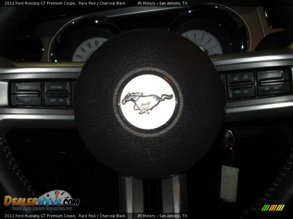 2011 Ford Mustang GT Premium Coupe Race Red / Charcoal Black Photo #15