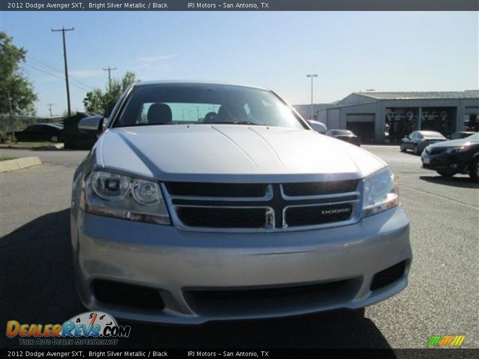 2012 Dodge Avenger SXT Bright Silver Metallic / Black Photo #2