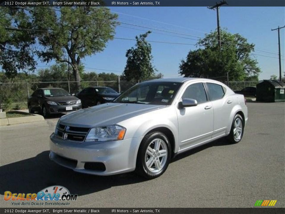 2012 Dodge Avenger SXT Bright Silver Metallic / Black Photo #3