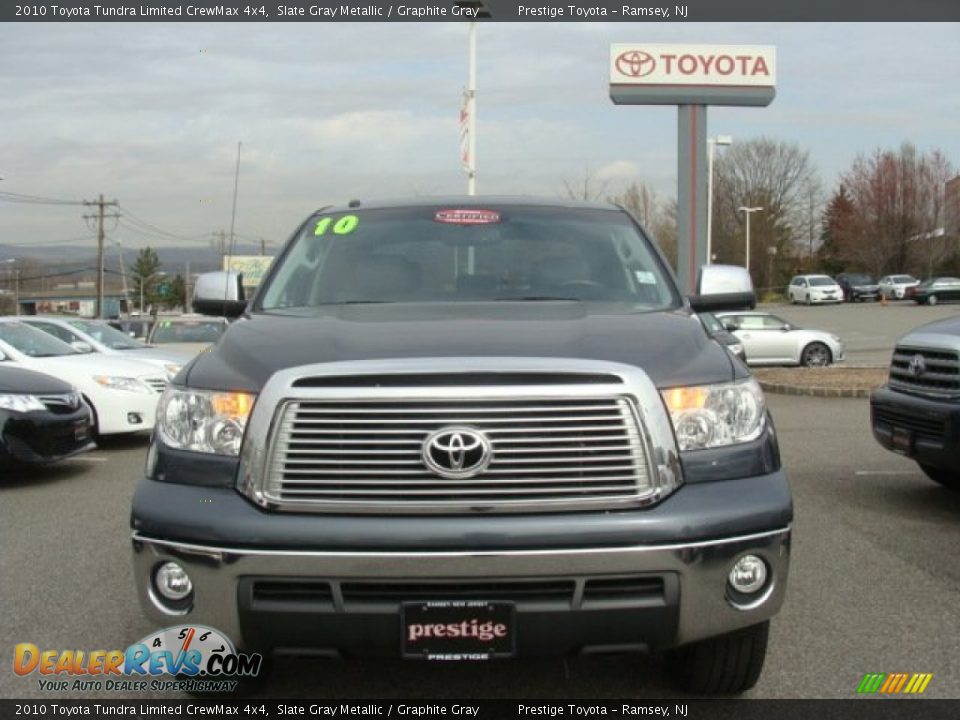 2010 Toyota Tundra Limited CrewMax 4x4 Slate Gray Metallic / Graphite Gray Photo #2