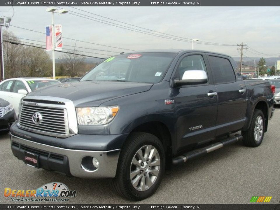 2010 Toyota Tundra Limited CrewMax 4x4 Slate Gray Metallic / Graphite Gray Photo #3