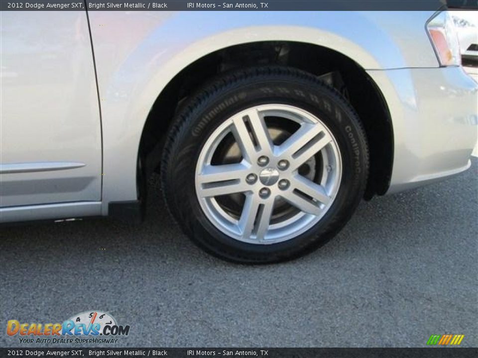 2012 Dodge Avenger SXT Bright Silver Metallic / Black Photo #7