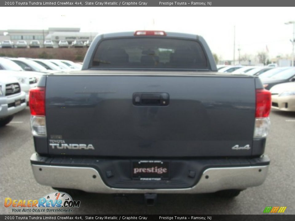2010 Toyota Tundra Limited CrewMax 4x4 Slate Gray Metallic / Graphite Gray Photo #5