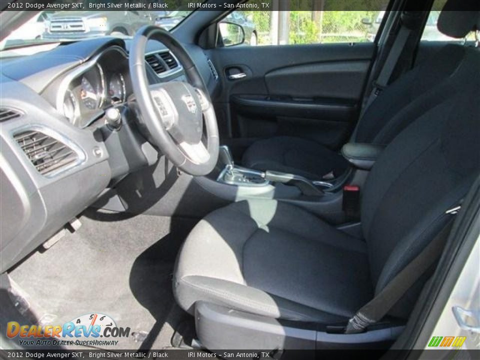 2012 Dodge Avenger SXT Bright Silver Metallic / Black Photo #9