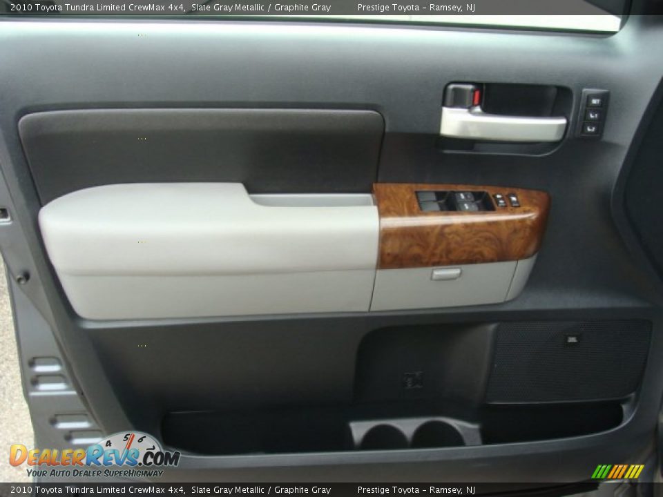 2010 Toyota Tundra Limited CrewMax 4x4 Slate Gray Metallic / Graphite Gray Photo #6