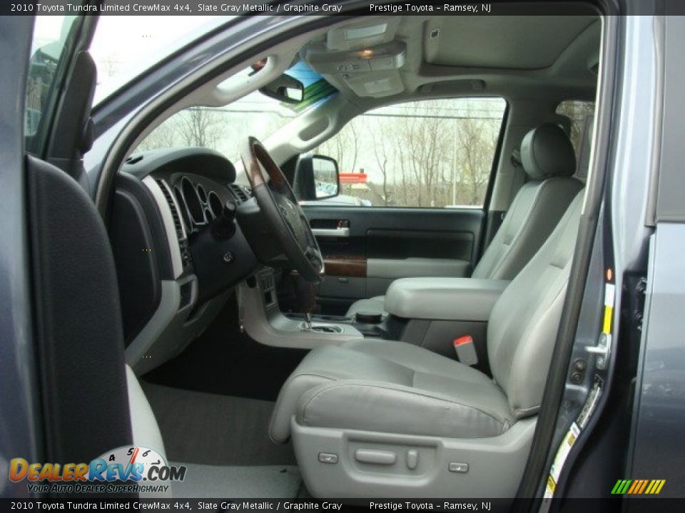 2010 Toyota Tundra Limited CrewMax 4x4 Slate Gray Metallic / Graphite Gray Photo #7