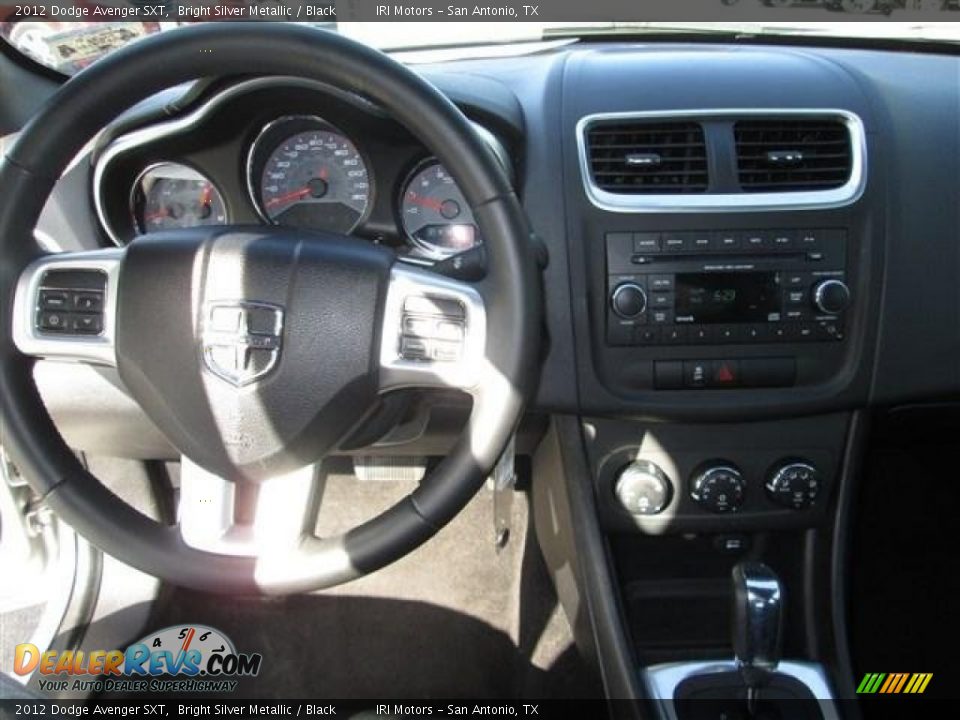 2012 Dodge Avenger SXT Bright Silver Metallic / Black Photo #11