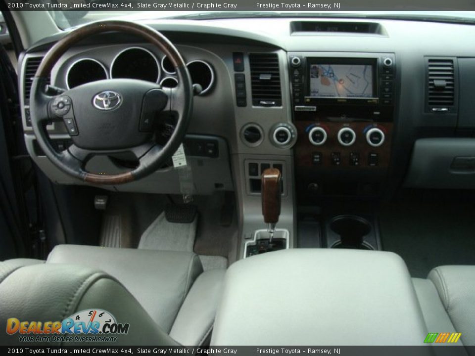 2010 Toyota Tundra Limited CrewMax 4x4 Slate Gray Metallic / Graphite Gray Photo #9