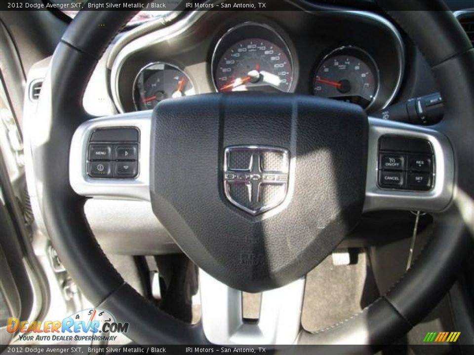 2012 Dodge Avenger SXT Bright Silver Metallic / Black Photo #13