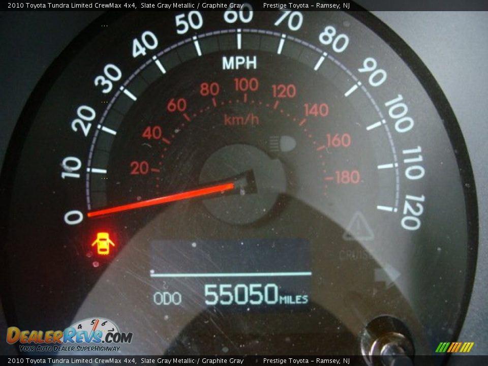 2010 Toyota Tundra Limited CrewMax 4x4 Slate Gray Metallic / Graphite Gray Photo #10