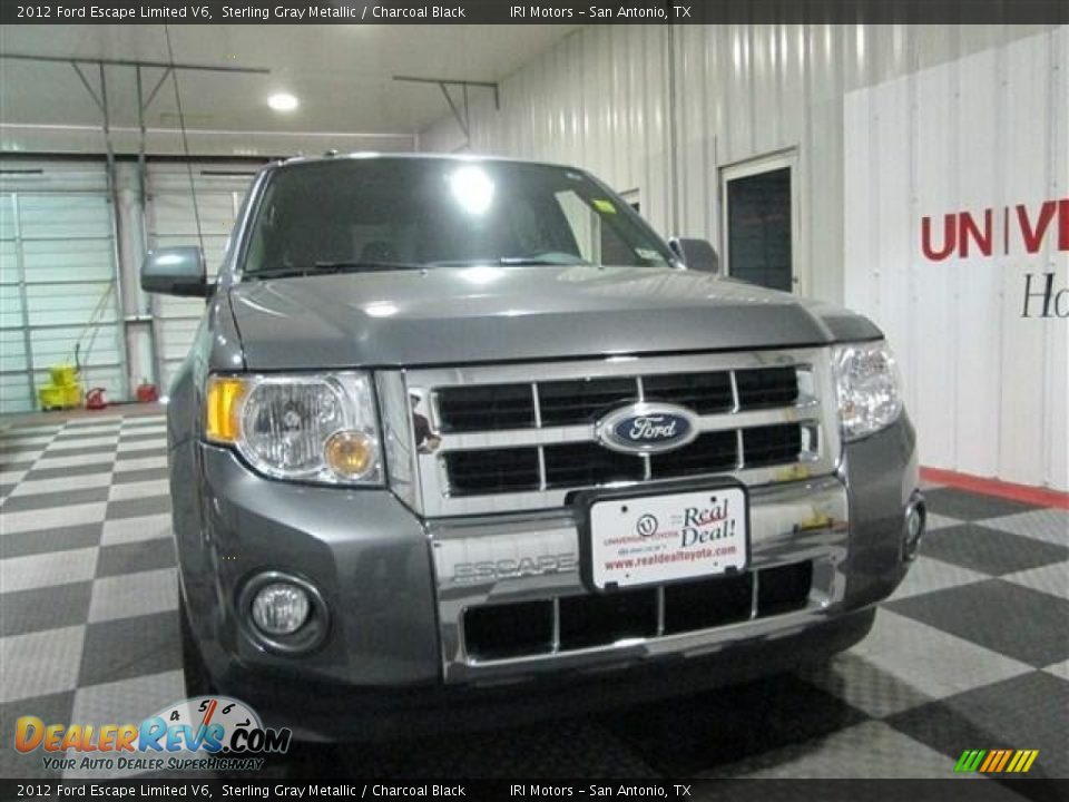 2012 Ford Escape Limited V6 Sterling Gray Metallic / Charcoal Black Photo #2