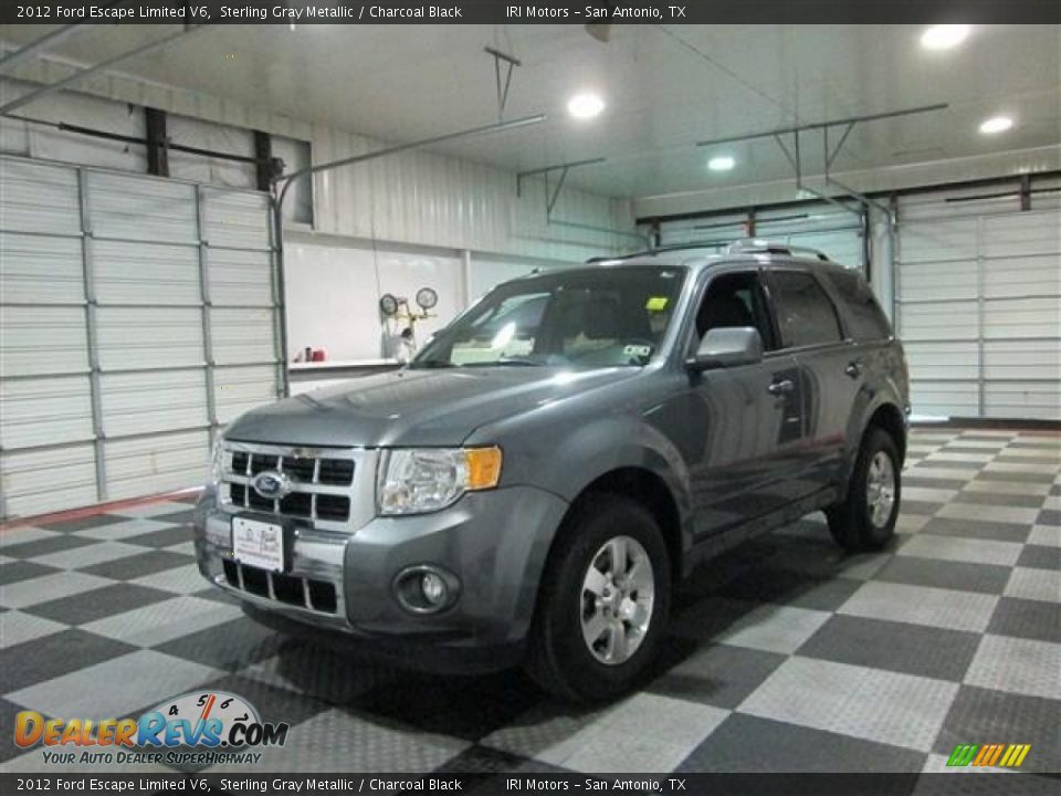 2012 Ford Escape Limited V6 Sterling Gray Metallic / Charcoal Black Photo #3