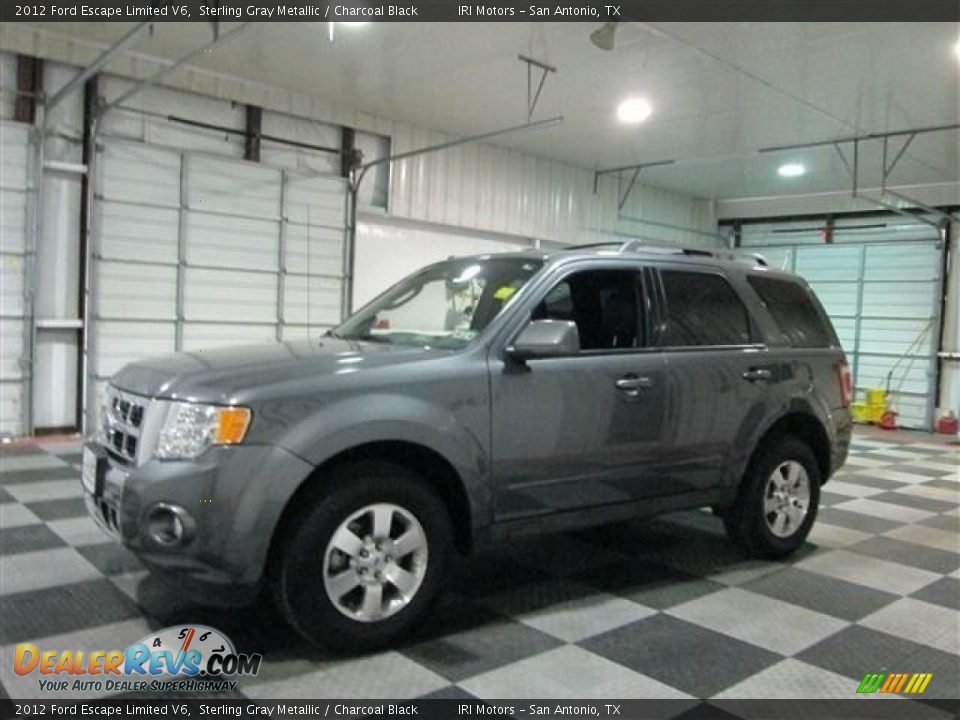 2012 Ford Escape Limited V6 Sterling Gray Metallic / Charcoal Black Photo #4