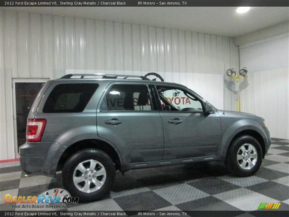 2012 Ford Escape Limited V6 Sterling Gray Metallic / Charcoal Black Photo #7