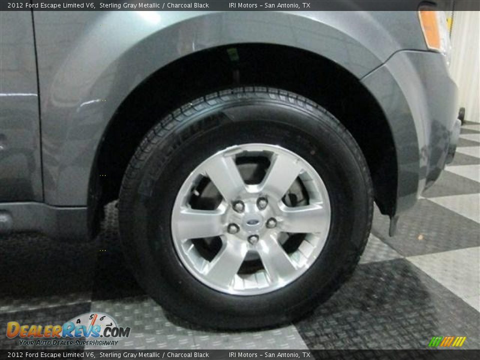 2012 Ford Escape Limited V6 Sterling Gray Metallic / Charcoal Black Photo #8