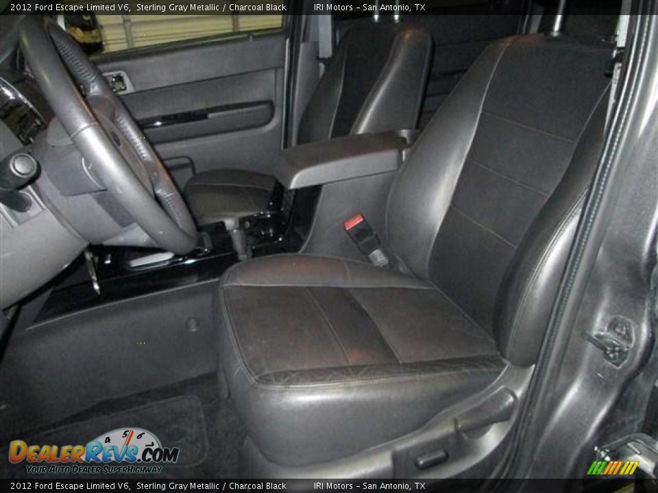 2012 Ford Escape Limited V6 Sterling Gray Metallic / Charcoal Black Photo #11