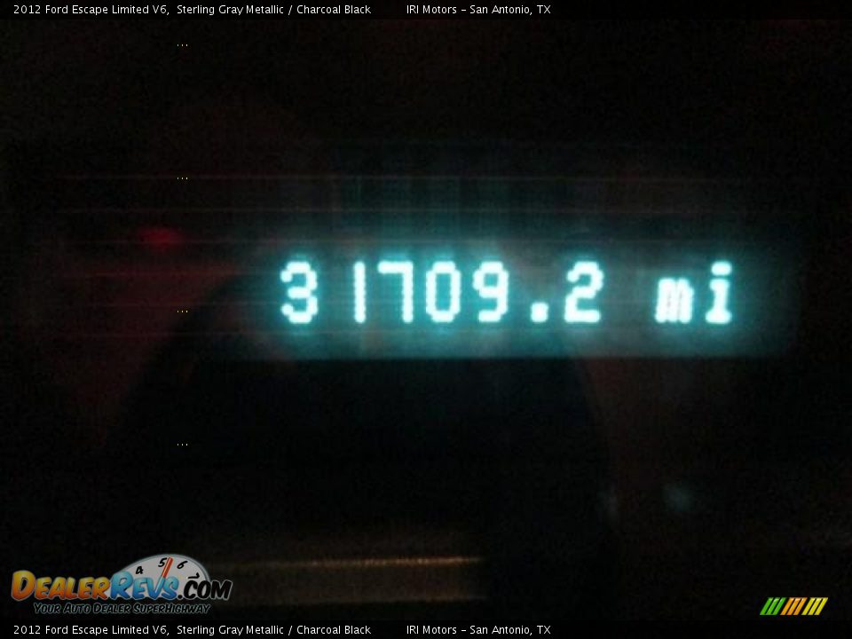 2012 Ford Escape Limited V6 Sterling Gray Metallic / Charcoal Black Photo #12