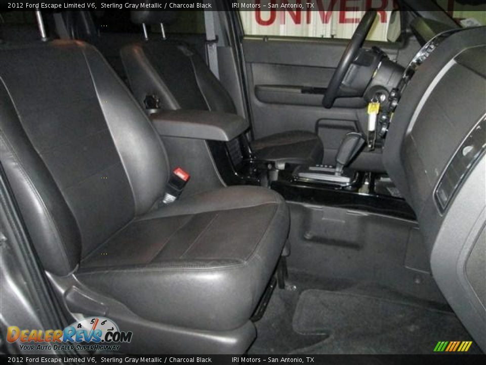 2012 Ford Escape Limited V6 Sterling Gray Metallic / Charcoal Black Photo #18