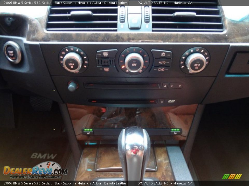2006 BMW 5 Series 530i Sedan Black Sapphire Metallic / Auburn Dakota Leather Photo #24