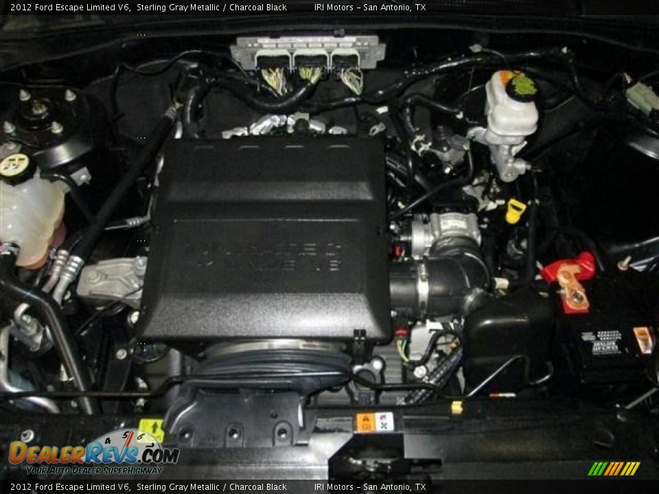 2012 Ford Escape Limited V6 Sterling Gray Metallic / Charcoal Black Photo #22