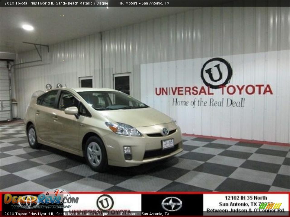 2010 Toyota Prius Hybrid II Sandy Beach Metallic / Bisque Photo #1