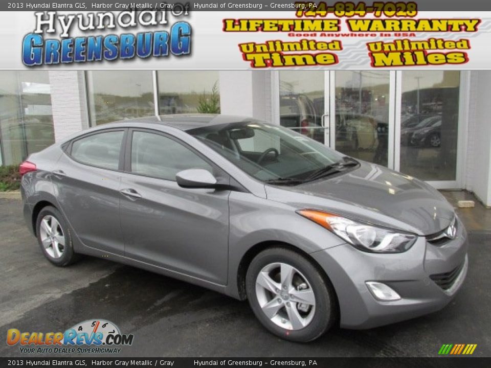 2013 Hyundai Elantra GLS Harbor Gray Metallic / Gray Photo #1