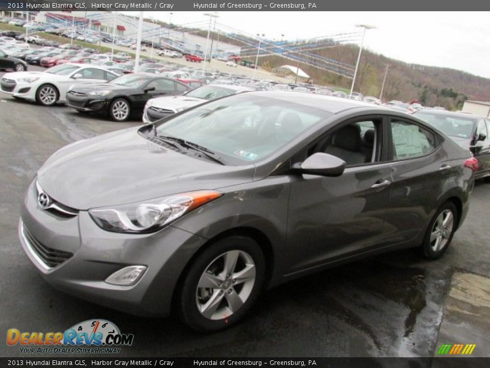 2013 Hyundai Elantra GLS Harbor Gray Metallic / Gray Photo #3