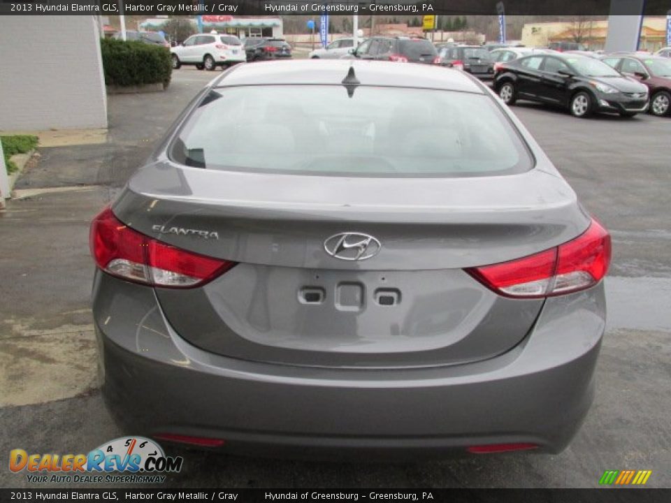 2013 Hyundai Elantra GLS Harbor Gray Metallic / Gray Photo #4