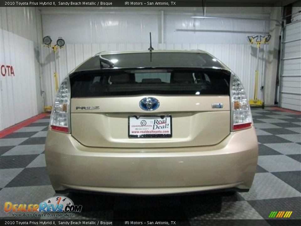 2010 Toyota Prius Hybrid II Sandy Beach Metallic / Bisque Photo #6