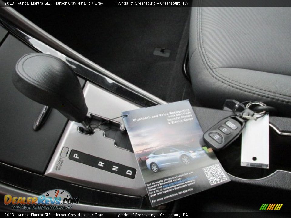 2013 Hyundai Elantra GLS Harbor Gray Metallic / Gray Photo #9