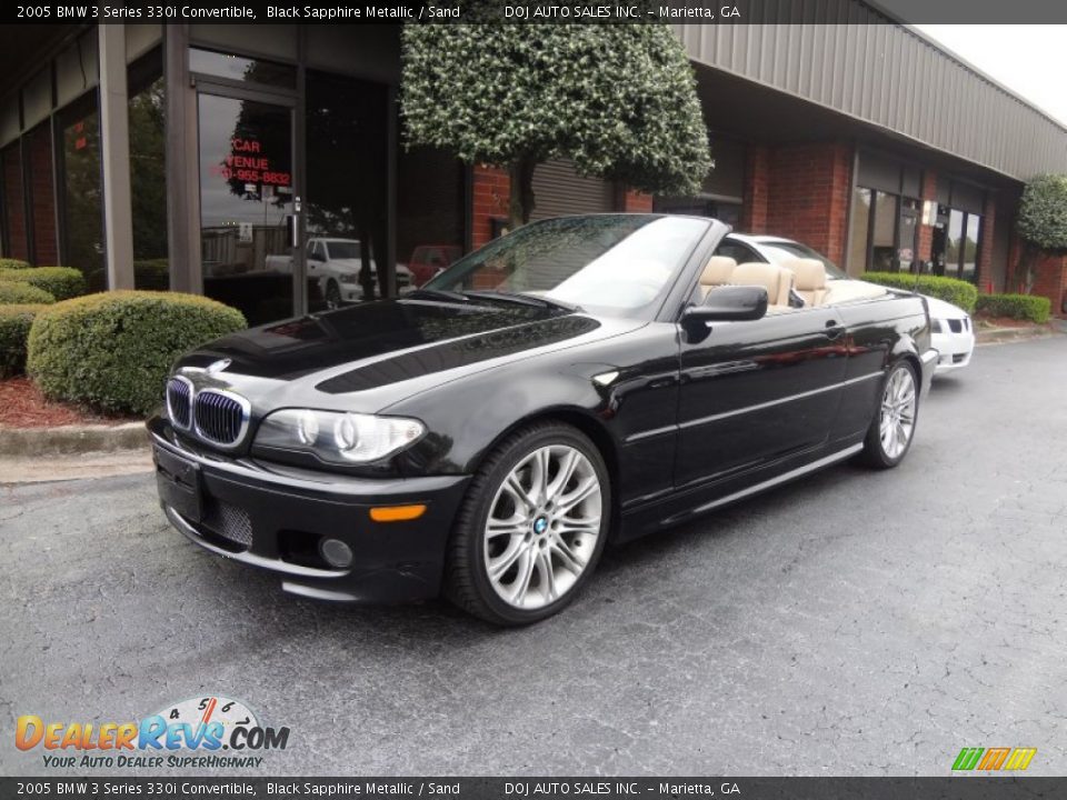 Front 3/4 View of 2005 BMW 3 Series 330i Convertible Photo #2
