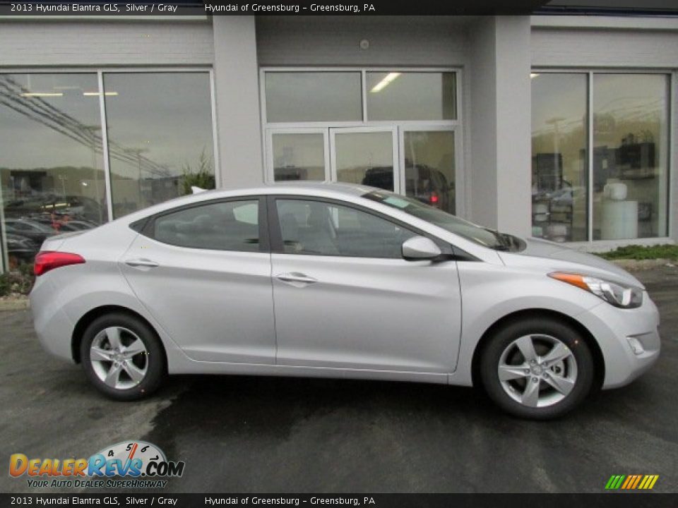 2013 Hyundai Elantra GLS Silver / Gray Photo #2