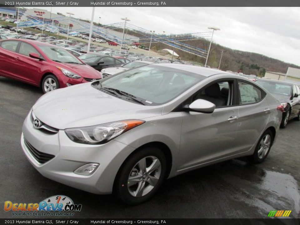 2013 Hyundai Elantra GLS Silver / Gray Photo #3
