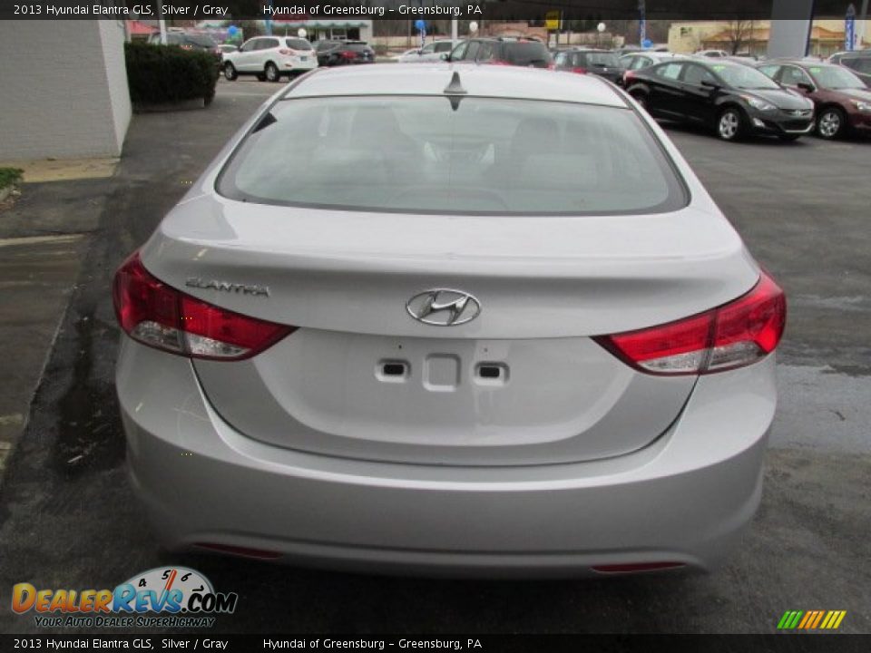 2013 Hyundai Elantra GLS Silver / Gray Photo #4