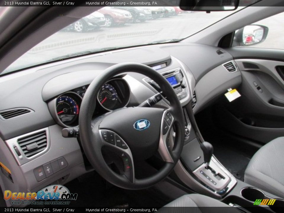 2013 Hyundai Elantra GLS Silver / Gray Photo #5