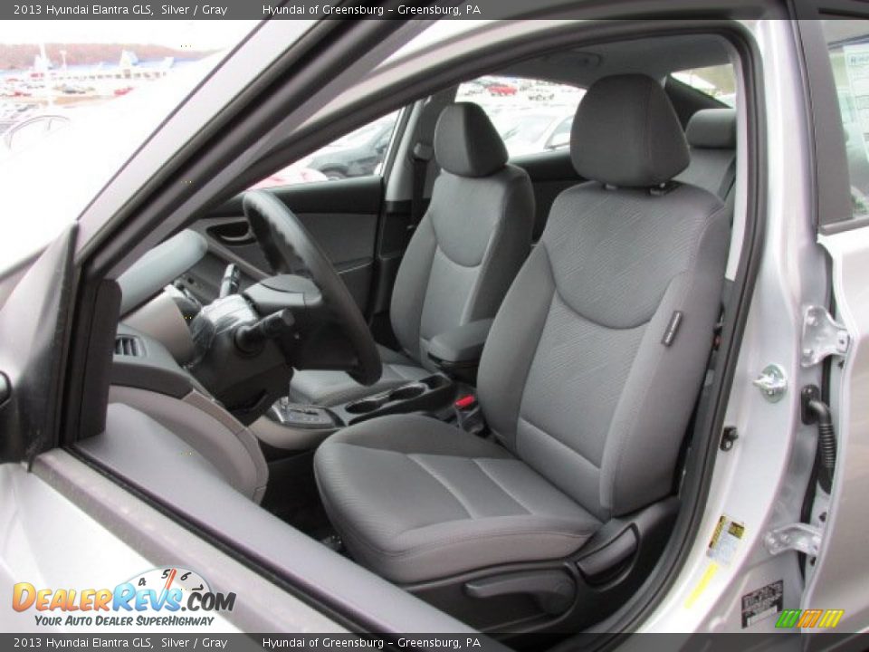 2013 Hyundai Elantra GLS Silver / Gray Photo #7