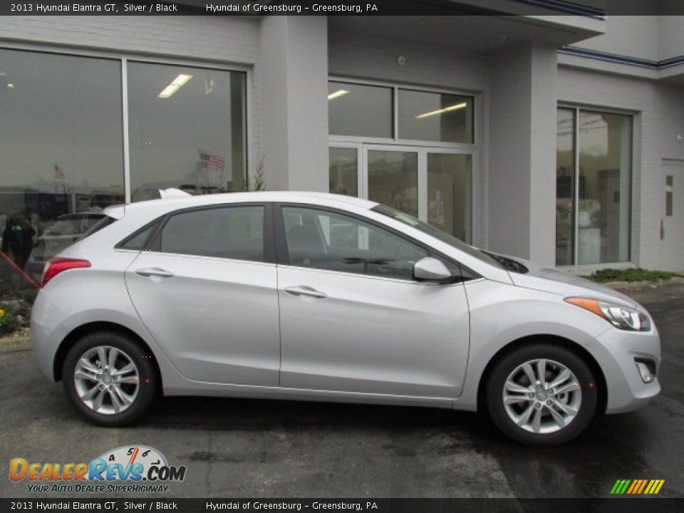 2013 Hyundai Elantra GT Silver / Black Photo #2