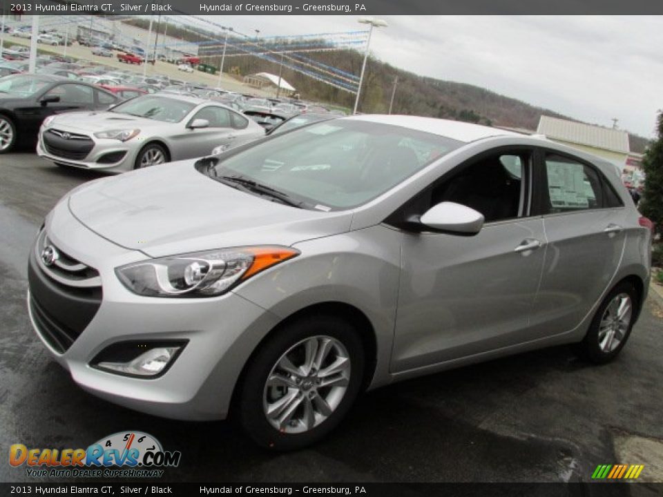 2013 Hyundai Elantra GT Silver / Black Photo #3