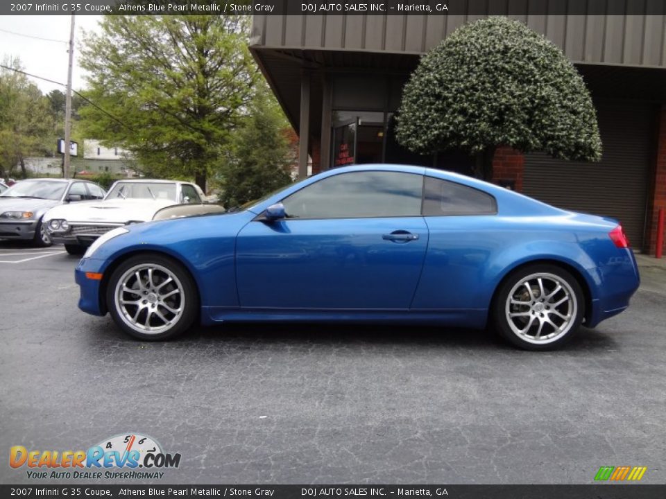 Athens Blue Pearl Metallic 2007 Infiniti G 35 Coupe Photo #4
