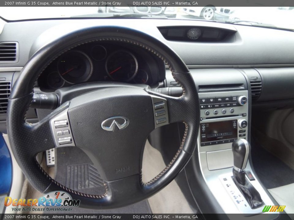 2007 Infiniti G 35 Coupe Steering Wheel Photo #9