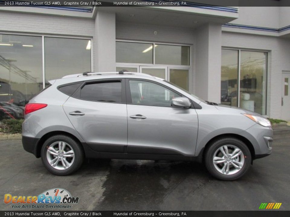 2013 Hyundai Tucson GLS AWD Graphite Gray / Black Photo #2