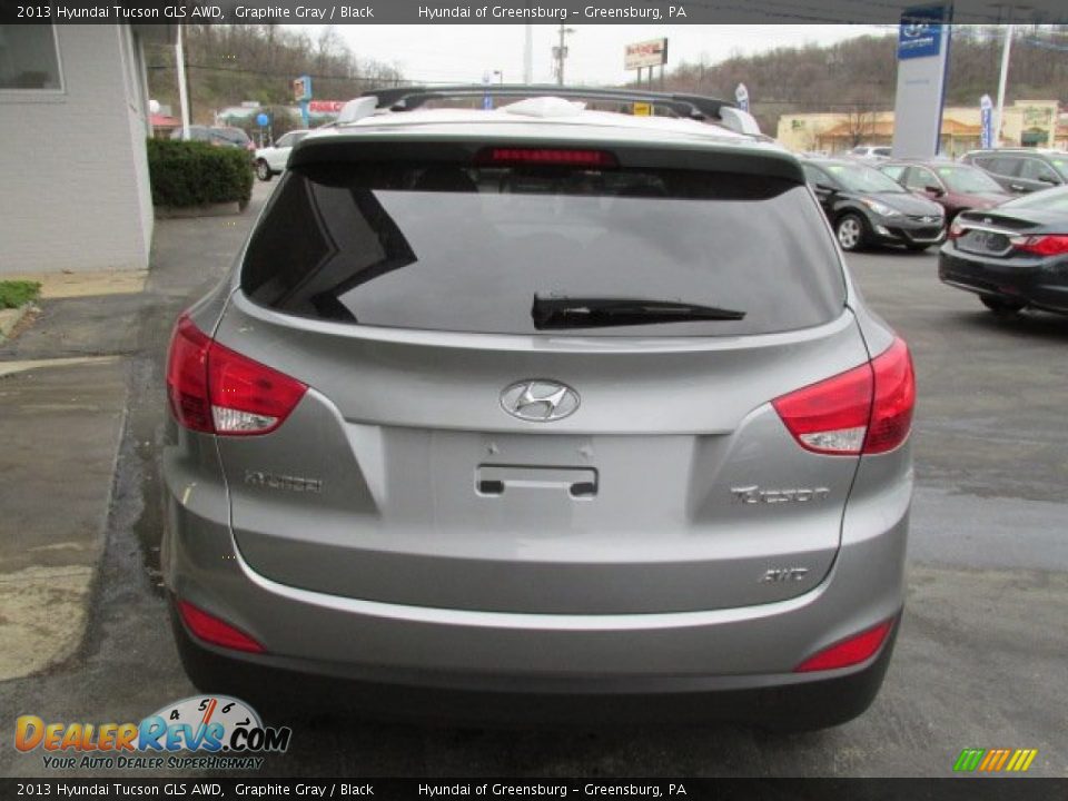 2013 Hyundai Tucson GLS AWD Graphite Gray / Black Photo #4