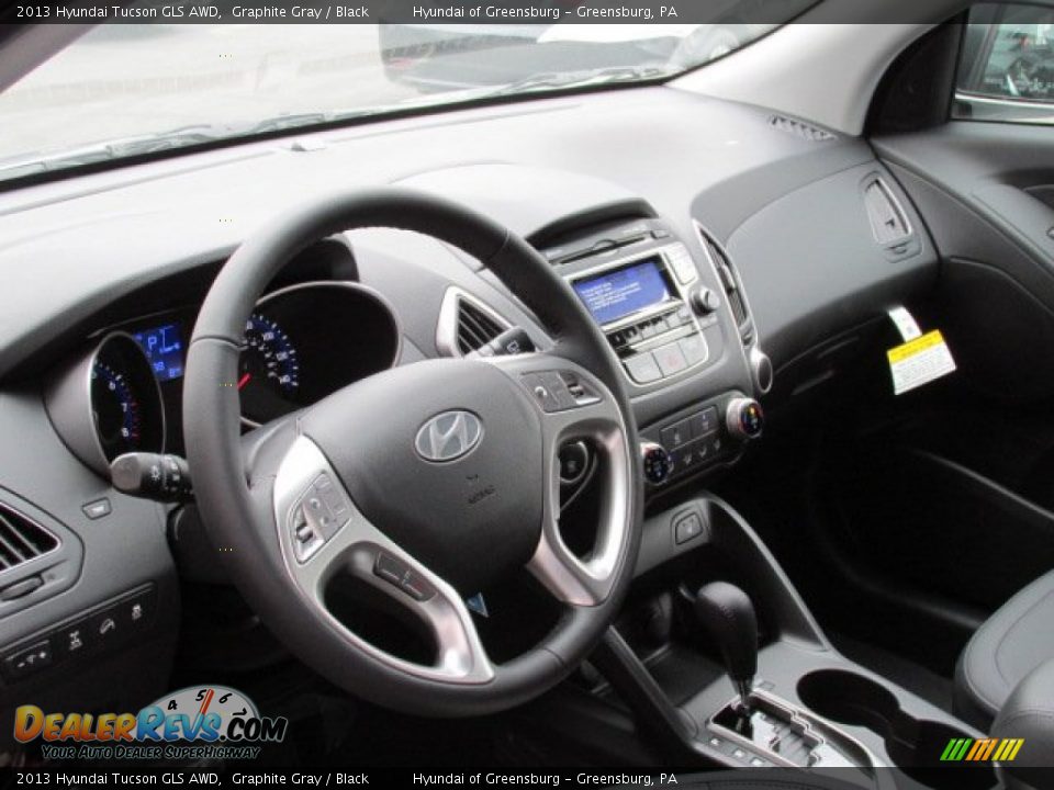 2013 Hyundai Tucson GLS AWD Graphite Gray / Black Photo #5
