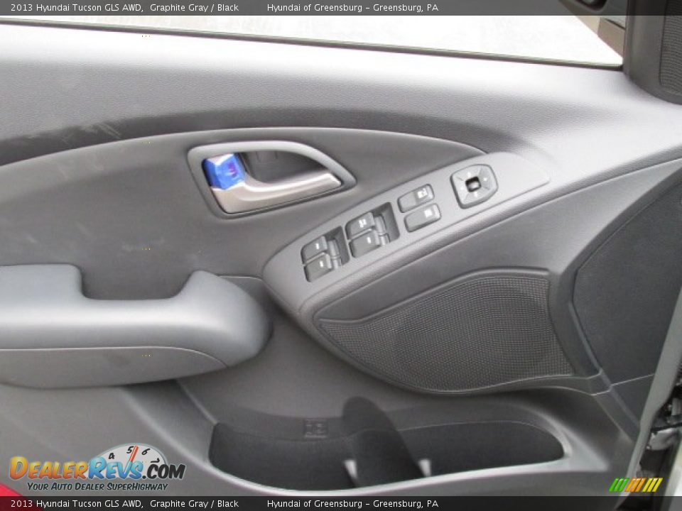 2013 Hyundai Tucson GLS AWD Graphite Gray / Black Photo #6