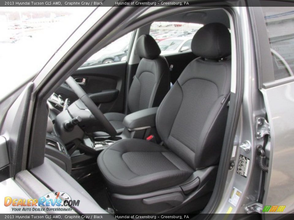 2013 Hyundai Tucson GLS AWD Graphite Gray / Black Photo #7