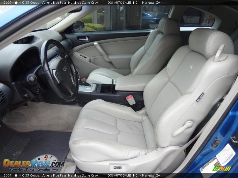 Front Seat of 2007 Infiniti G 35 Coupe Photo #17